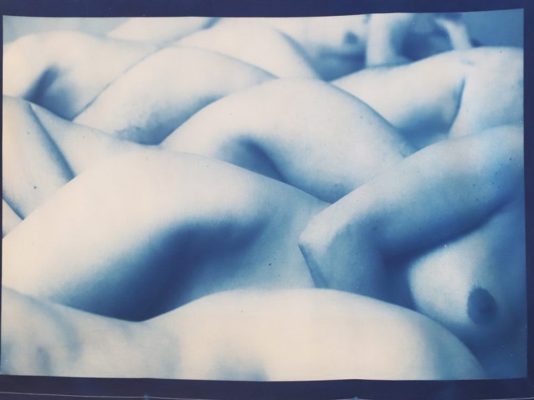 Körperwellen I, Sm, 2024, 112 x 83 cm, Baumwollstoff